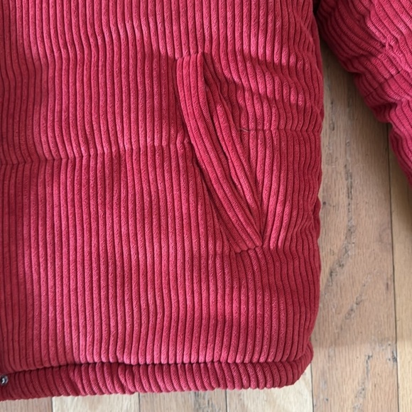 HYFVE | brick red | puffer jacket | zip up | size S - Picture 4 of 7